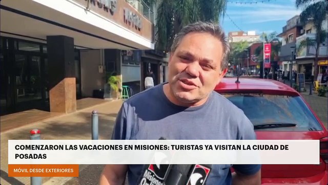 COMENZARON LAS VACACIONES EN MISIONES: TURISTAS YA VISITAN LA CIUDAD DE POSADAS