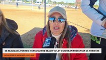 Se realiza el torneo Mercosur de beach voley con gran presencia de turistas