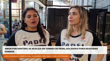 Amor por Santino: se realiza un torneo de pádel solidario para recaudar fondos