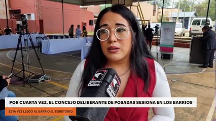 Por cuarta vez, el Concejo Deliberante de Posadas sesiona en los barrios