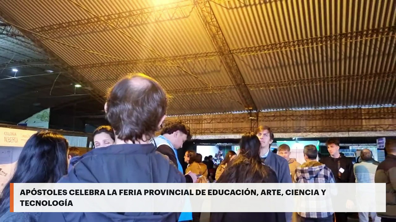 Apóstoles celebra la feria provincial de educación, arte, ciencia y tecnología