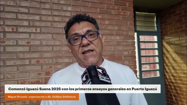 Comenzó Iguazú Suena 2025 con los primeros ensayos generales en Puerto Iguazú