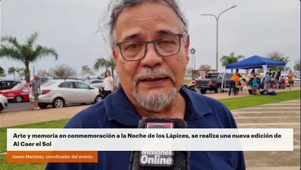 Arte y memoria en conmemoración a la Noche de los Lápices, se realiza una nueva edición de Al Caer el Sol