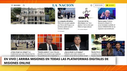Toda la información en Arriba Misiones con la conducción de Gustavo Pérez e Ingrid Fedorischak