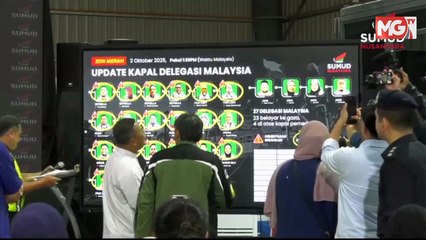 ((LIVE)) Sidang Media Harian perkembangan delegasi Misi Sumud Flotilla