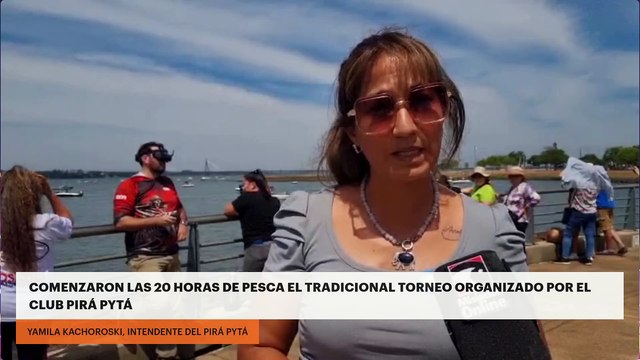 Comenzaron las 20 horas de pesca el tradicional torneo organizado por el Club Pirá Pytá