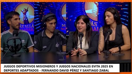 Juegos deportivos misioneros y juegos nacionales evita 2025 en deportes adaptados