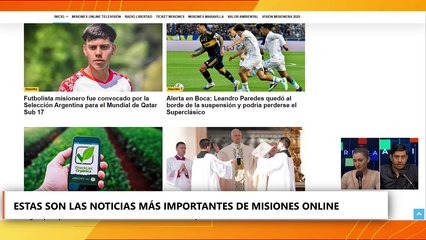 Toda la información en Arriba Misiones con la conducción de Gustavo Pérez e Ingrid Fedorischak