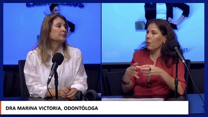 Club de Caballeros con Marina Victoria, odontóloga