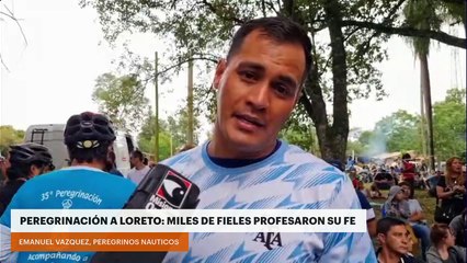 Peregrinación a Loreto: miles de fieles profesaron su fe