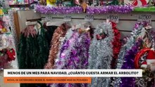 A menos de un mes para navidad, ¿cuánto cuesta armar el arbolito?