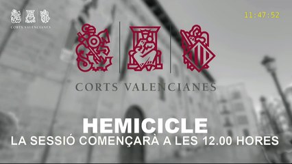 Siga en DIRECTO la toma de posesión de Juanfran Pérez Llorca como president de la Generalitat Valenciana