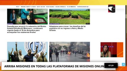 Arriba Misiones. La información minuto a minuto de la provincia y el país