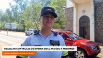 🚔🚨 Realizan controles de rutina en el acceso a Misiones.