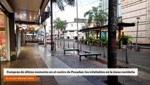 Compras de último momento en el centro de Posadas: los infaltables en la mesa navideña