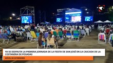 Ya se disfruta la primera jornada de la Fiesta de San José en la Cascada de la Costanera de Posadas