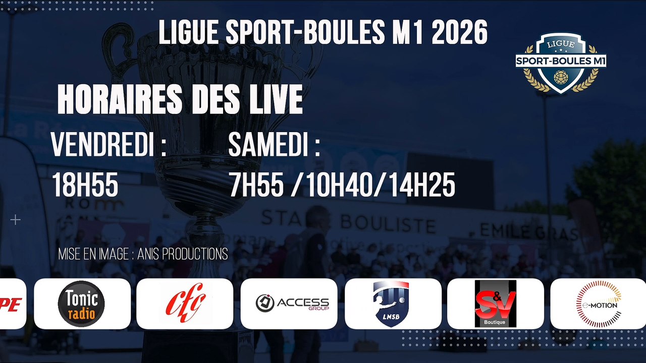 Ligue Sport-Boules M1 - Etape 5 NICE - Partie 1