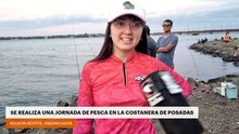 Se realiza una jornada de pesca en la Costanera de Posadas