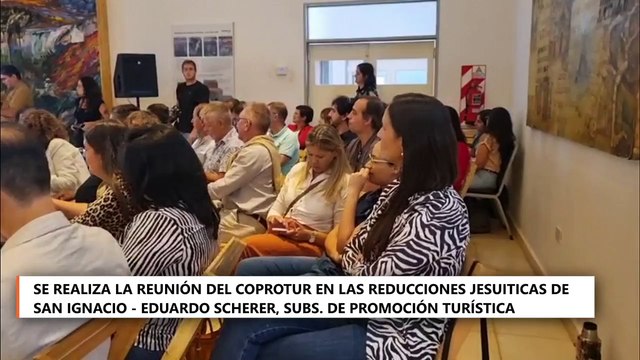 SE REALIZA LA REUNIÓN DEL COPROTUR EN LAS REDUCCIONES JESUITICAS DE SAN IGNACIO