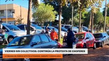 Viernes sin colectivos: continúa la protesta de choferes