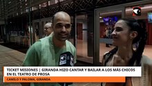 Ticket Misiones | Giranda hizo cantar y bailar a los más chicos en el Teatro de Prosa