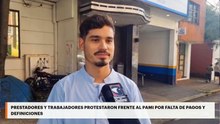 Prestadores y trabajadores protestaron frente al PAMI por falta de pagos y definiciones