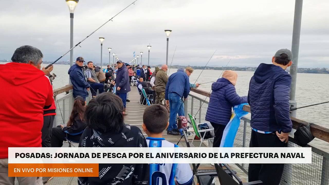POSADAS: JORNADA DE PESCA POR EL ANIVERSARIO DE LA PREFECTURA NAVAL