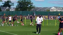 AO VIVO | Jogadores realizam primeiro treino em campo após empate contra o Marrocos