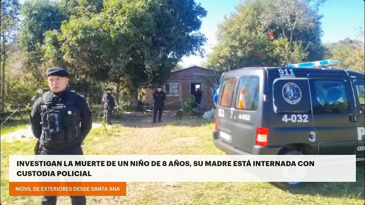 Investigan la muerte de un niño de 8 años, su madre está internada con custodia policial