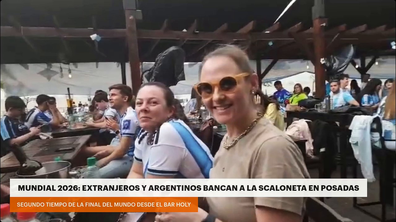 Mundial 2026: extranjeros y argentinos bancan a la Scaloneta en Posadas