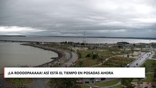 ¡La roooopaaaaa! Asi esta el tiempo en Posadas ahora