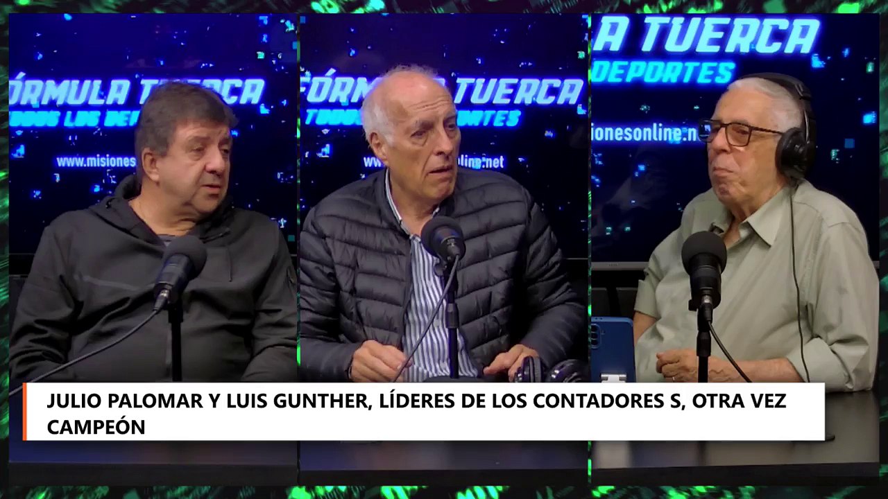 Charlamos con Julio Palomar, Ariel Atamaluk y Luis Sanabria