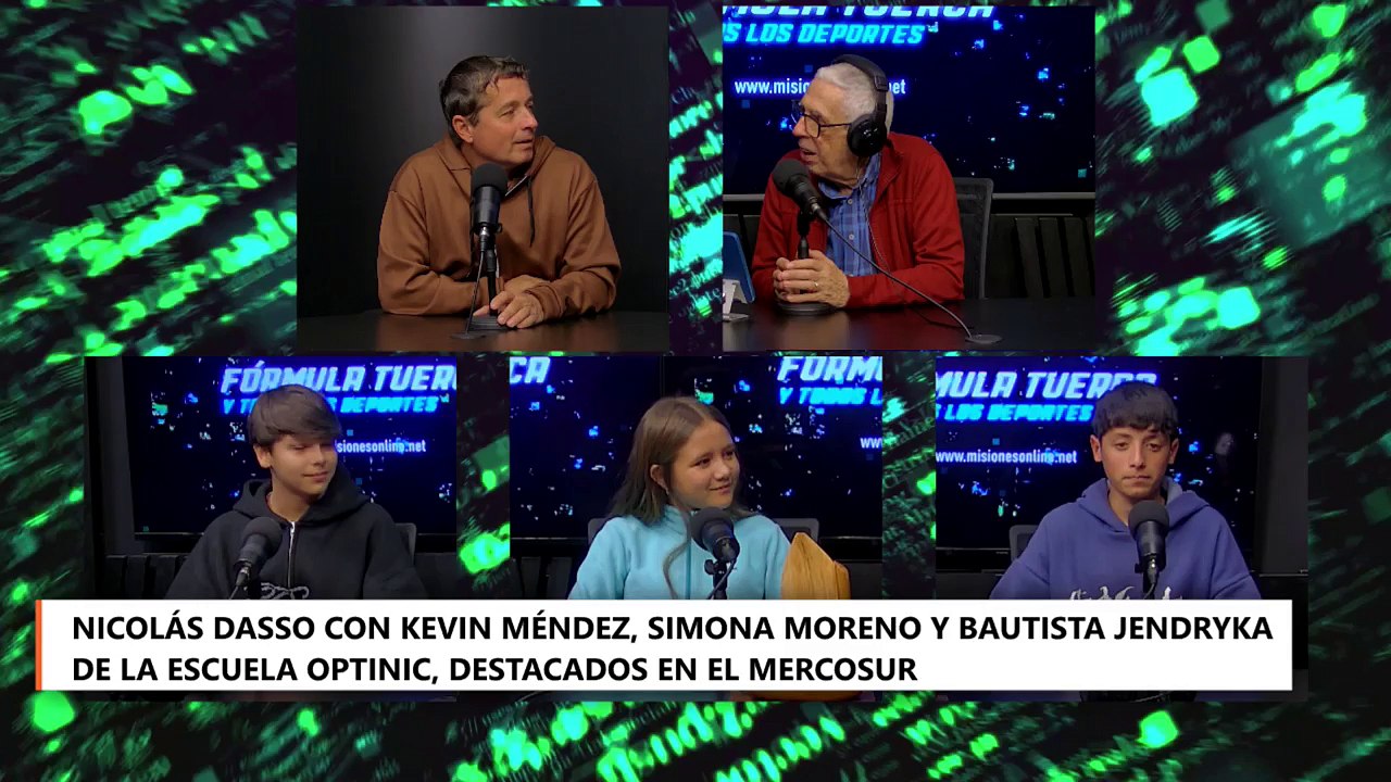 Charlamos con Nico Dasso, Gabriela Cotorruelo y Lucas Centurión