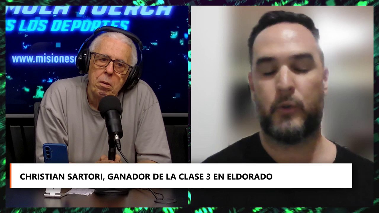 Charlamos con Luis Uliambre, Renato Longarzo y Christian Sartori