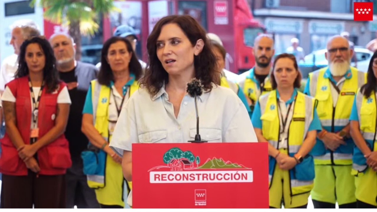 Directo | Ayuso comparece en Pelayos de la Presa