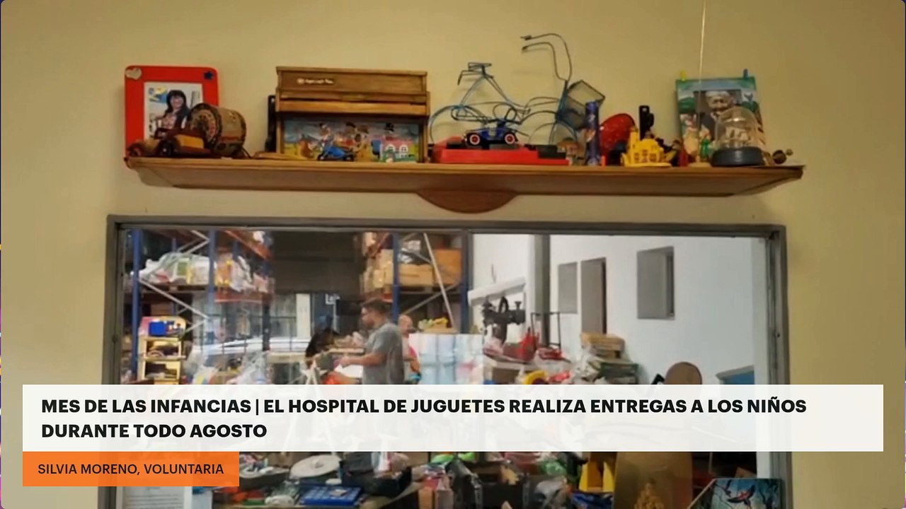 Mes de las infancias | El Hospital de Juguetes realiza entregas a los niños durante todo agosto