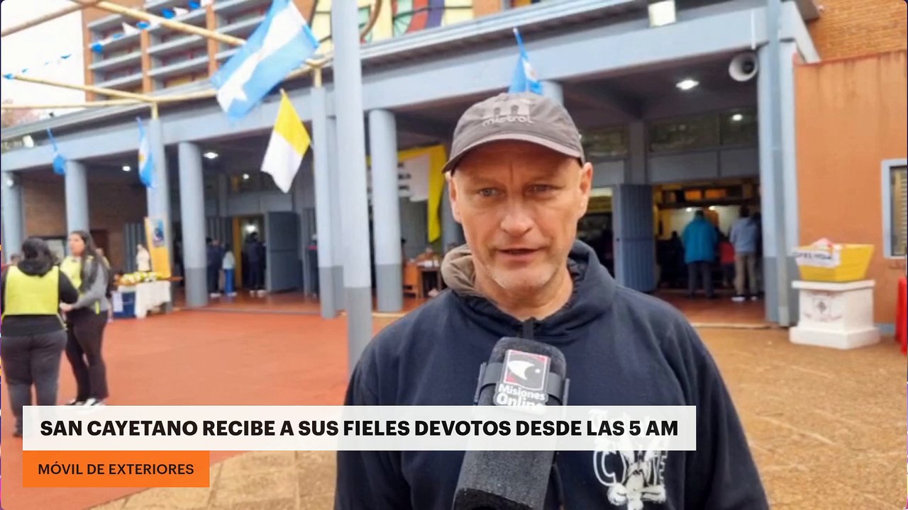 San Cayetano recibe a sus fieles devotos desde las 05 AM