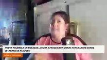Nueva polémica en Posadas:  ahora aparecieron urnas funerarias dónde estaban los ataúdes