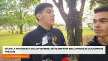 DÍA DE LA PRIMAVERA Y DEL ESTUDIANTE: ASÍ SE DISFRUTA EN EL PARQUE DE LA CIUDAD DE POSADAS