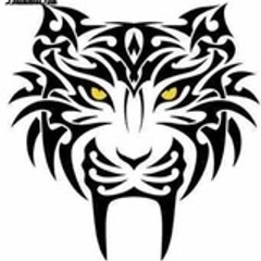 anonyme tigre black-white