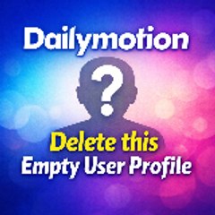 Delete this Profile DailyMotion