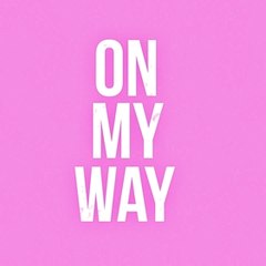 on my way
