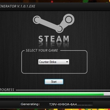 Steam Game Key Generator