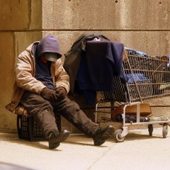 Homeless man
