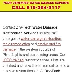 Dry-Tech Water Damage Restoration Services