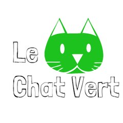 Le chat vert