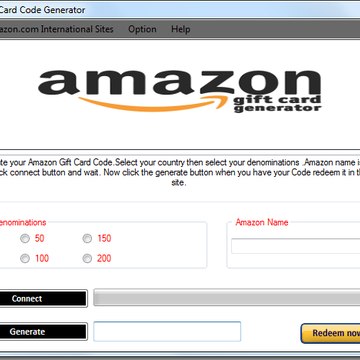 Amazon Gift Card Codes Generator Free