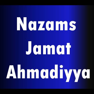 Nazams Jamat Ahmadiyya
