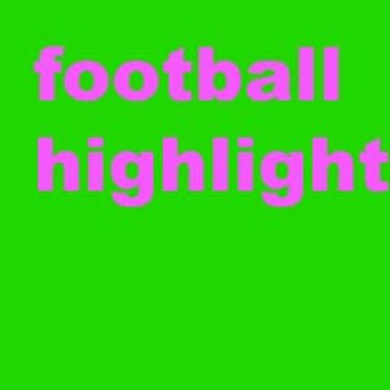 football highlight
