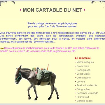 Mon Cartable Du Net